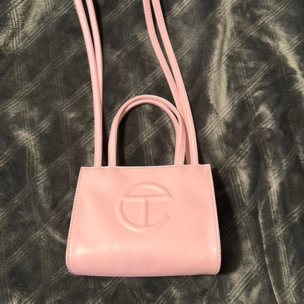 TELFAR small shopping bag - bubblegum
